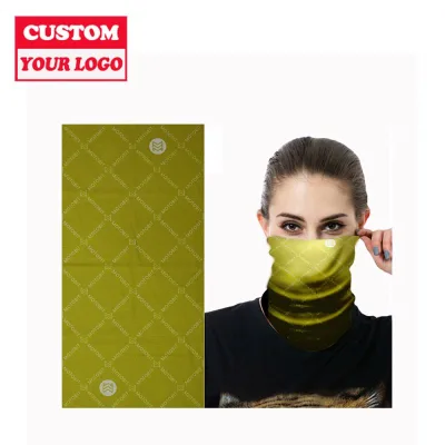 Multifunctional Motorcycle Hair Accessories Tubular Neck Gaiter Winter Seamless Christmas Bandana