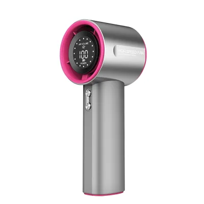 GS1 Portable Mini Handheld Fan Designed to Cool Down the Air Efficiently Adjustable Wind Speed Outdoor Travel High Speed Fan