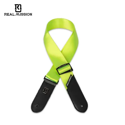 Real Mission Safety Wings Webbing Material Electric Guitar Straps Ukulele Bass Bags Accessories