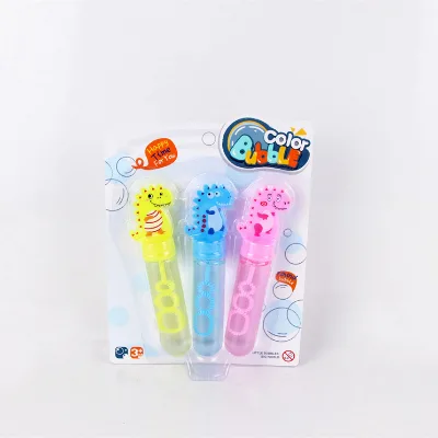 Mini Cartoon Bubble Sticks 3 PCS Bubble Making Toys for Party Favors Birthday Wedding Bubble Wands