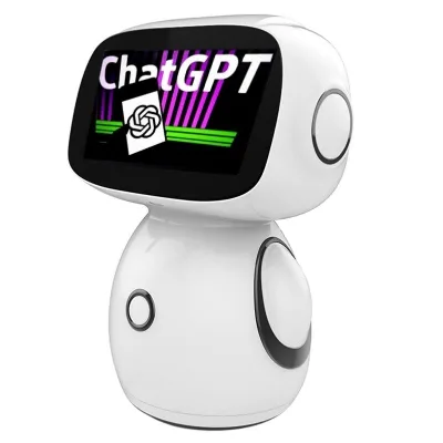Weview AI Educational Robot with Touchscreen Voice Interaction STEM Learning Interactive Robot for Kids Children School Home