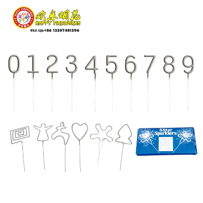 Buy Fireworks Direct China Liuyang Factory Party Number Sparklers