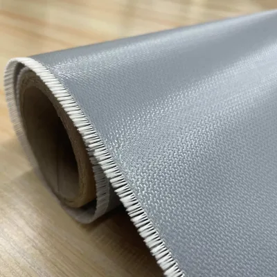 Fire & Heat Insulation Silicone Rubber Coated Fiberglass Fabric Support Custom Processing for Industrial Protection