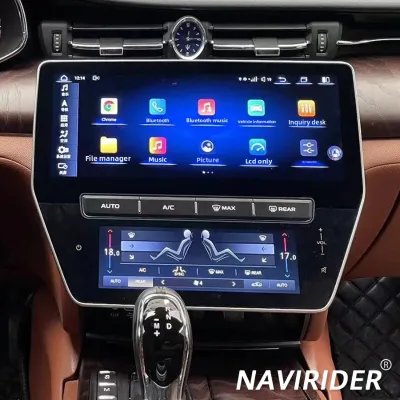 22inch Auto Conditioning Android Multimedia Video Player Carplay for Maserati GranTurismo GT 2007 - 2015 Car Radio QLED Screen
