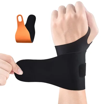 NEW Spandex Elastic Wrist Thumb Support Brace Soft Compression Sleeve Sport Outdoor Hand & Thumb Pain Relief