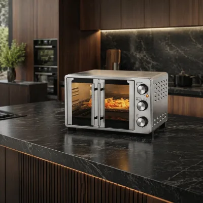 Extra Large Capacity Electric Oven Big Volume Oven with French Doors and Mechanical Control