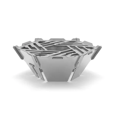 Portable Stainless Steel SOTO Gas Stove Windproof Ring with Rack Camping Hiking Picnic Windshield Windscreen