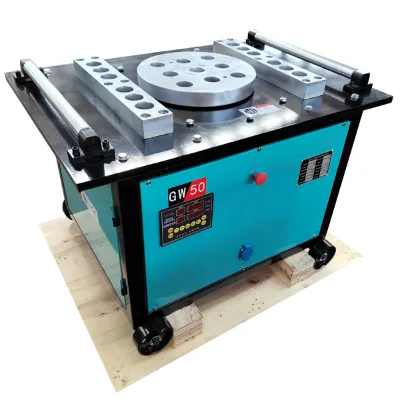 Construction Site GW50 Reinforcement Bending Machine Heavy Load Electric Bender for U-type L-type Stirrup Forming