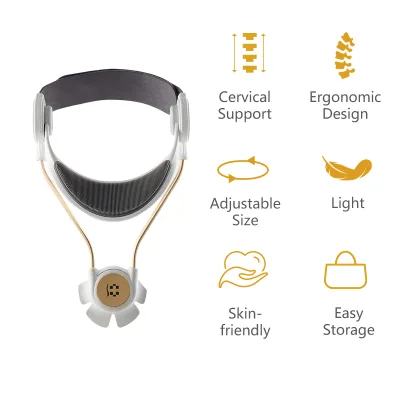 Adjustable Neck Posture Corrector Cervical Support Brace Lightweight Neck Trainer for Working Reading Learning and Driving