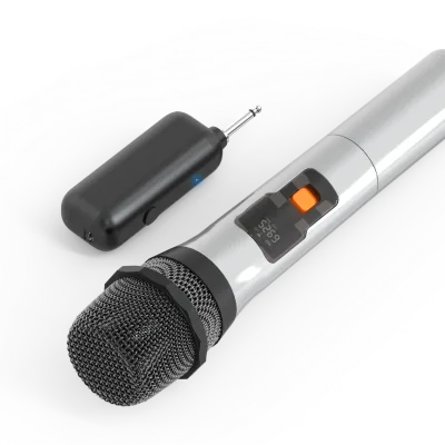 New Wireless Microphone UHF Professional Handheld Mic Kids Singing ABS For Party PORTABLE, With LED Lights