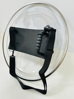 Custom Size Logo Clear Polycarbonate Shield High Impact Resistant Shatterproof Protector Metal Reinforced Edge Non-slip