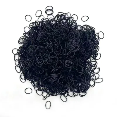 Wholesale Quality Products Manufacturer Custom Cheap High Elastic Mini Black Rubber Bands
