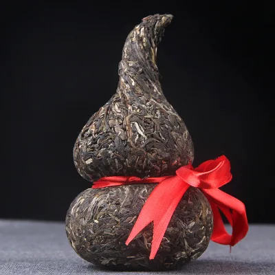 New Style Gourd Shape Shen Puer Tea Handmade Raw Pu'er Health Compressed Tea Royal Da Xue Shan Pu Er Shen Cha 500 Gram Per Pcs