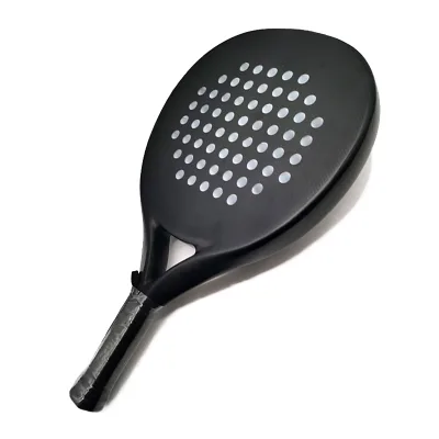 Promotional Selling Glass Fiber + Carbon/100% /3k /18k Custom Diamond Shape Head Padel Tennis Racket