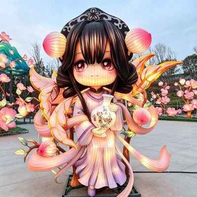 Decorative Traditional Festival Lantern for Park Landscape for Christmas and Carnival Occasions