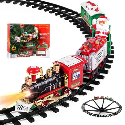 2024 Hot Sale Christmas Children Gift Race Train Track Set Plastic