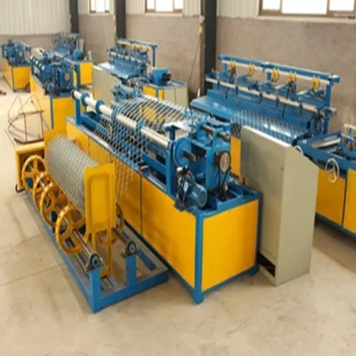 Fully Automatic 3000 Chain Link Fence Making Machine Stainless Steel High Capacity Construction Equipment Fast Response