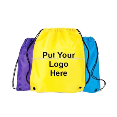 Drawstring Bags, Available in Various Colors, Customized Designs are Welcome