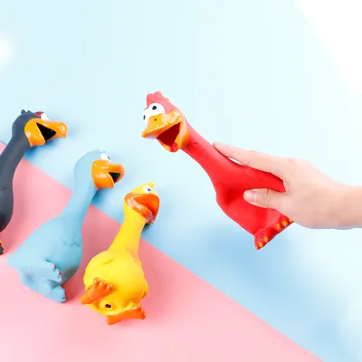 Funny Screaming Chicken Squeeze Sound Toy Dog Squeaker Chew Training Pet Products Resistant Pig Puppies Small Dogs Toys