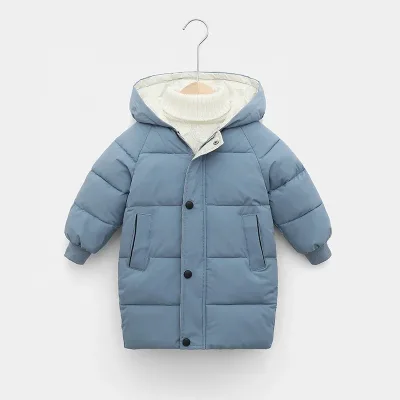 Custom Warm Winter Cotton Coat Boy Girl Waterproof Puffer Jacket Kids Padded Down Jackets Breathable Winter Jacket