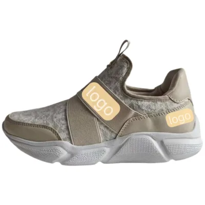 Unisex High Quality Custom Logo Running Shoes Wholesale Best Selling TPR Soft Soled Anti-Slip Sneakers Casual Sports Shoes