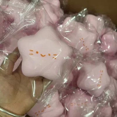 Wet PU Soft Stars Kneading Music Slow Rebound High-Value Cute Decompression Toy Hand Milk Fragrance