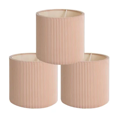 Simple Solid Color Fabric Lampshade - Wholesale Custom Pink Romantic Classic Table Lamp Shade