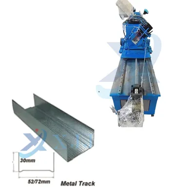 XJJ Factory Sale Full Automatic 25Gauge Light Gauge Stud And Track Making Machine With Auto Stacker