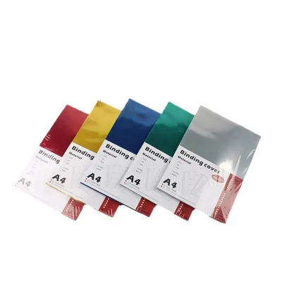 Customized A3 A4 Size All Thickness Clear Transparent PVC Binding Sheets for Book Cover