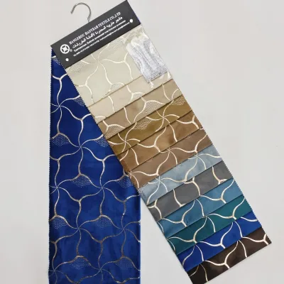 Factory Wholesale 100% Polyester Gold Knitted Bronze Fabric Super Soft Velvet Dutch Velvet Curtain Fabric for Upholstery