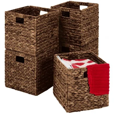 Hanging Fruit Basket Bohemian Seagrass Baskets Cheap Price Seaweeds Woven Flower Storage Vintage Snack Organizer Small Set of 3