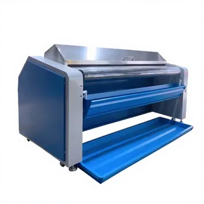 Medium-sized Automatic Stainless Steel Shrinking Machine for Knitted and Woven Fabrics with Neat Fabric Folding