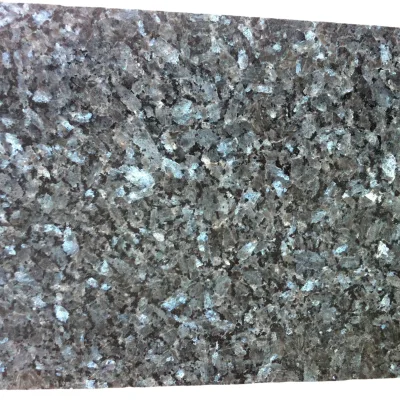 China Black Granite Smooth Blue Pearl  Mongolia Black Tombstone Wash Basin Bathtub Garden Paving