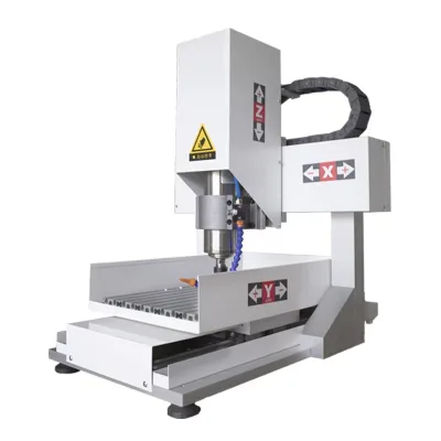 Desktop Small CNC Router for Home Use Wood Arylic Engrav Small Benchtype CNC Router Machine for Aluminum Milling 2.2KW 6040