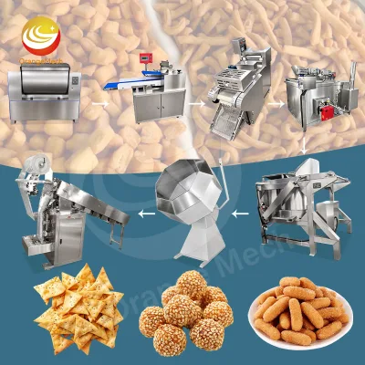 ORME Chin Chin Maker Chin Chin Make Machine Gas Nigerian Chinchin Snack Mix and Cut Fry Machine for Sale