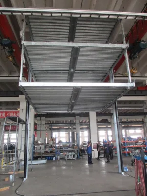 4 Post Underground Garage Car Parking Lift System