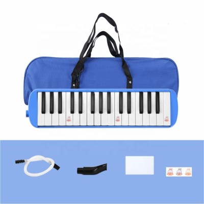 Blue Melodica 32keys Student Melodica Instrumento Made of Durable ABS Material