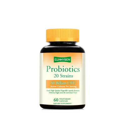 Good Quality High Potency Probiotics 20 Strains Capsules for Enhance Anti-Inflammatory Response and Digestive Health Capsules