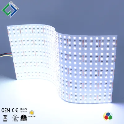 24V High CRI Ra95 RGB CCT Rgbww Flex Led Panel Light Box Film Backlighting