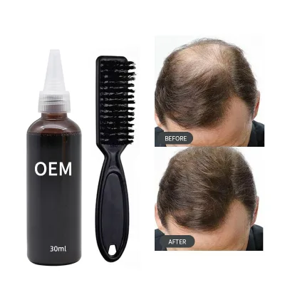 Airbrush Kit Liquid Hair Eyebrow Beard Fiber Enhancement Brown Black Dye for Barber Hair Airbrush Hairline eyebrow tint