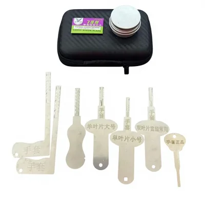 Hardware Tool Fingerprint Lock Single and Double Blade Silver From Mainland China