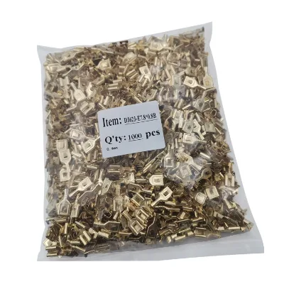 AD DJ623-E7.8*0.8B Iron Female Terminal Assortment 1000pcs
