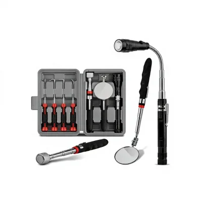 7-Piece Set Telescopic Suction Rod Mirror Oil Seal Screwdriver Auto Repair Automotive Maintenance Tool Kit Non-Slip