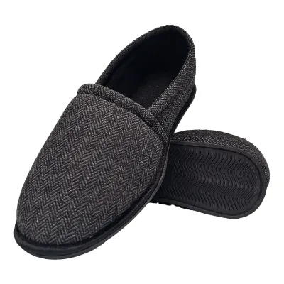 Men Slippers Slide Anti-Slip Fashion Design Moccasin Slippers Memory Foam Breathable Casual Shoes Slippers