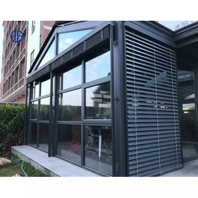 Tiny House Glass Aluminium Outdoor Glass Sun House Glass Garden Sunroom House Customized Factory Price Best Service
