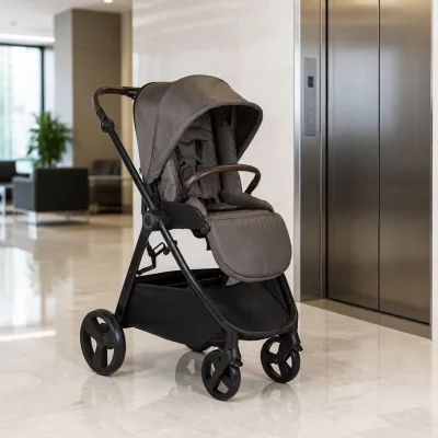 Winter Outing Baby Stroller Cold Weather Deep Padded Seat Warm Cart Carriage Folding Pushchair