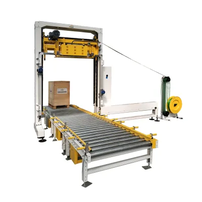 Automatic PET Belt Pallet Strapper Pallet Strapping Machine with Top Plate
