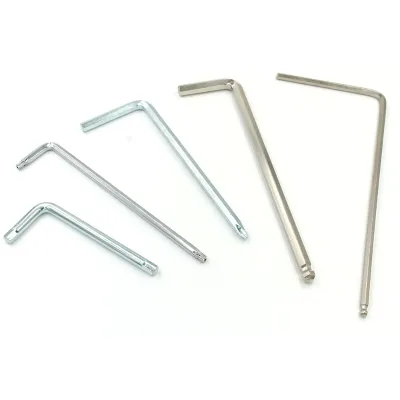 Factory Direct 45# Steel Alloy Steel T6 T10 T15 T20 S2 Nickel Plating M2 M2.5 M3 M4 M5 M6 M7 M8 M10 Ball Point Hex Key Wrench
