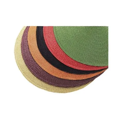 Modern unique haute couture placemat pp Gold reusable table placemat
