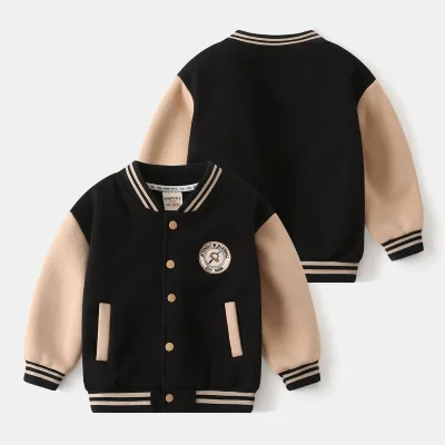 Children Clothing Jacket Autumn and Winter Boy Casual Baseball Thicken Jacket Boy Clothing